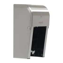 Compact® Toilet Paper Dispenser Stainless Steel Silver Double Roll Vertical Coreless High Capacity 1/Each