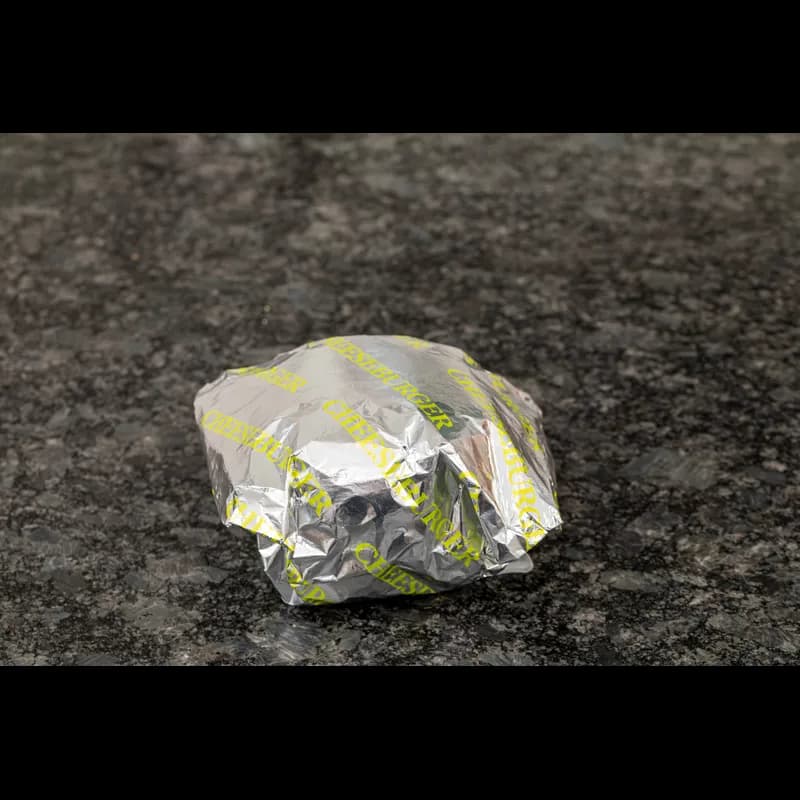 Burger Patty Sheet 10.5X14 IN Foil-Lined Paper Silver Yellow Heat Proof 2500/Case
