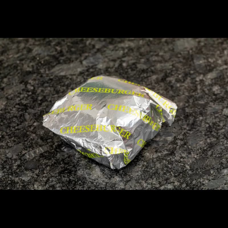 Burger Patty Sheet 10.5X14 IN Foil-Lined Paper Silver Yellow Heat Proof 2500/Case