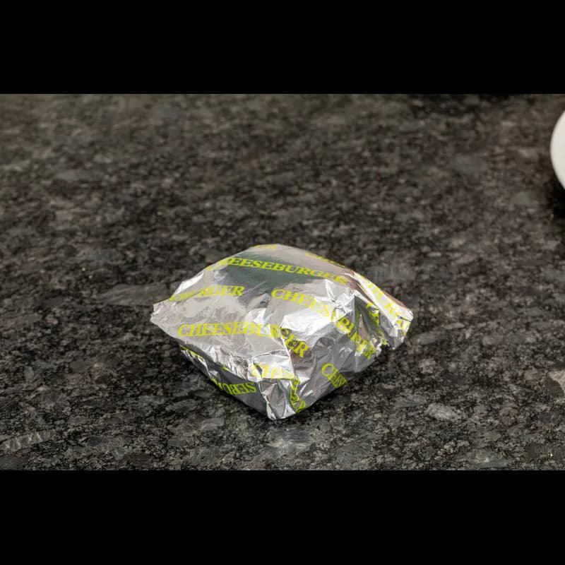 Burger Patty Sheet 10.5X14 IN Foil-Lined Paper Silver Yellow Heat Proof 2500/Case