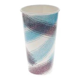 Cold Cup 32 OZ Single Wall Poly-Coated Paper Multicolor 600/Case