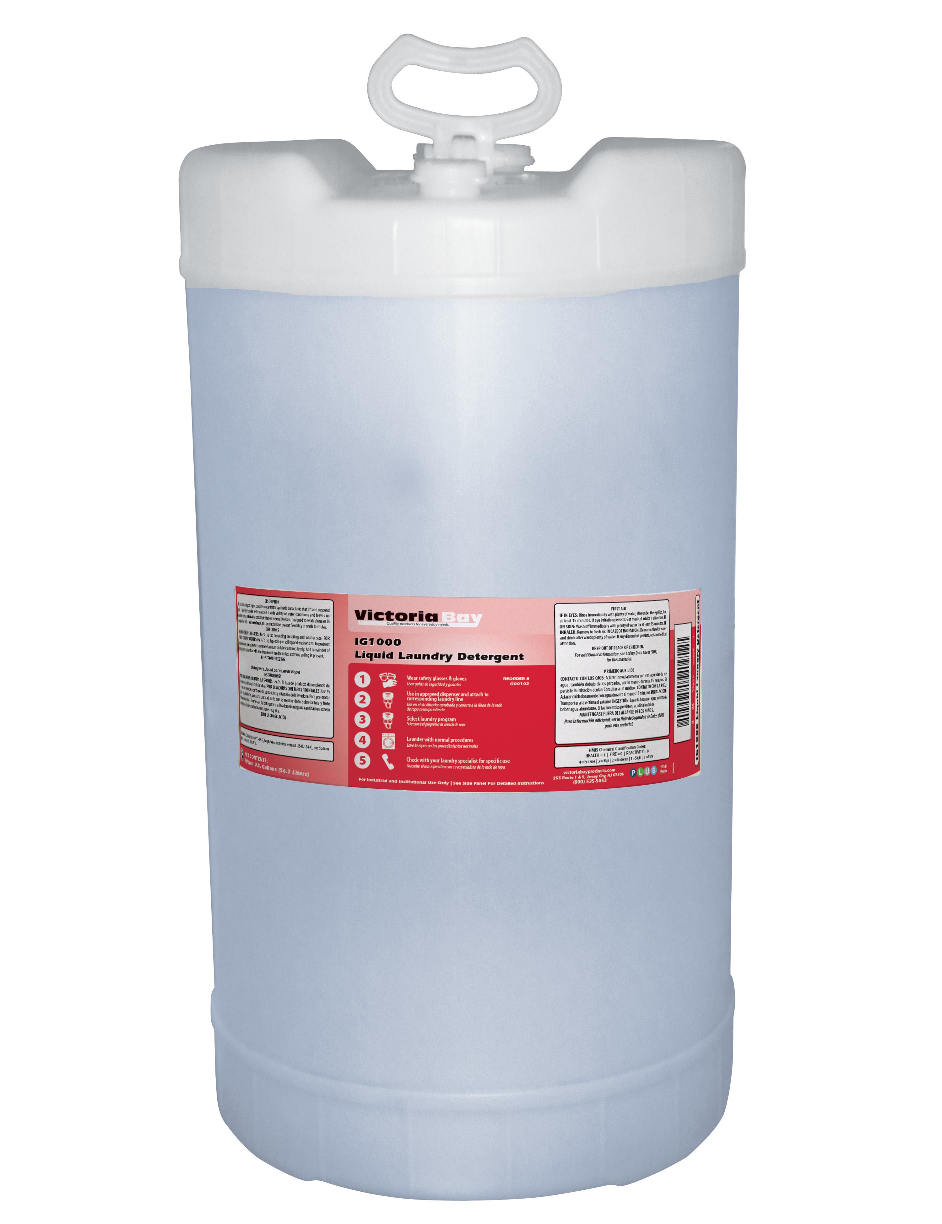 Victoria Bay IG1000 Liquid Laundry Detergent 15 GAL 1/Drum