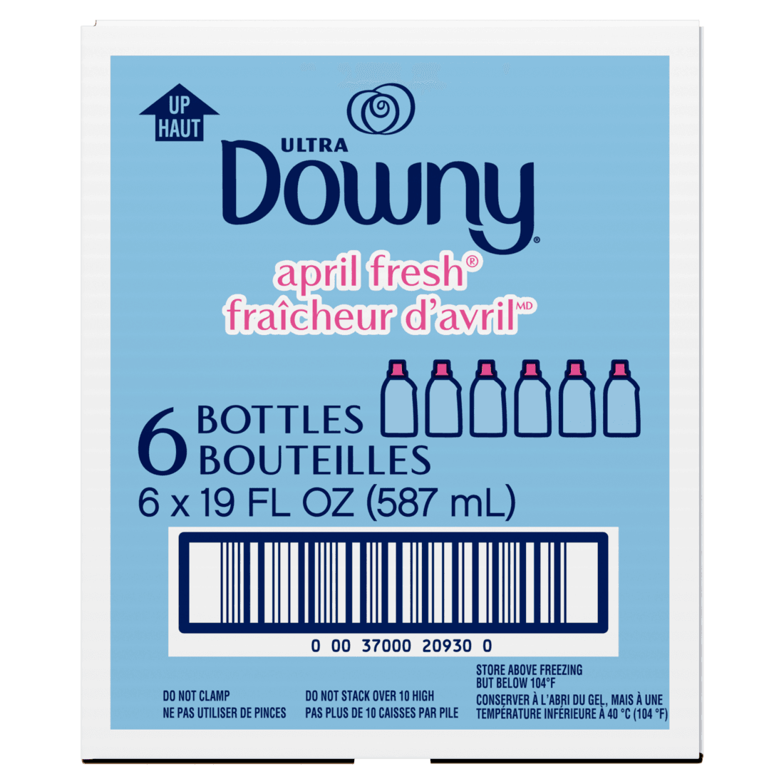 Downy® Ultra April Fresh Laundry Softener 19 FLOZ Liquid Concentrate 6/Case