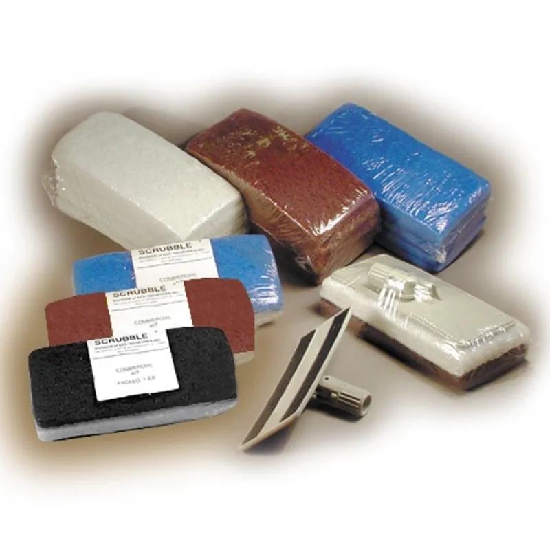 Cleaning Pad 4.5X10 IN Brown 5/Box