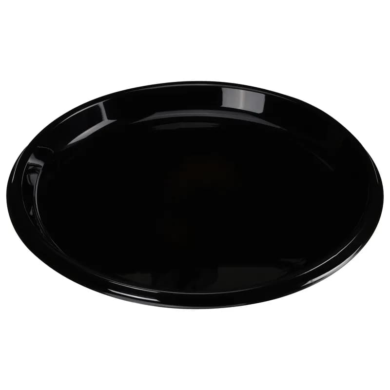 SturdiWare® Serving Tray Base 12X0.63 IN PS Black Round 36/Case