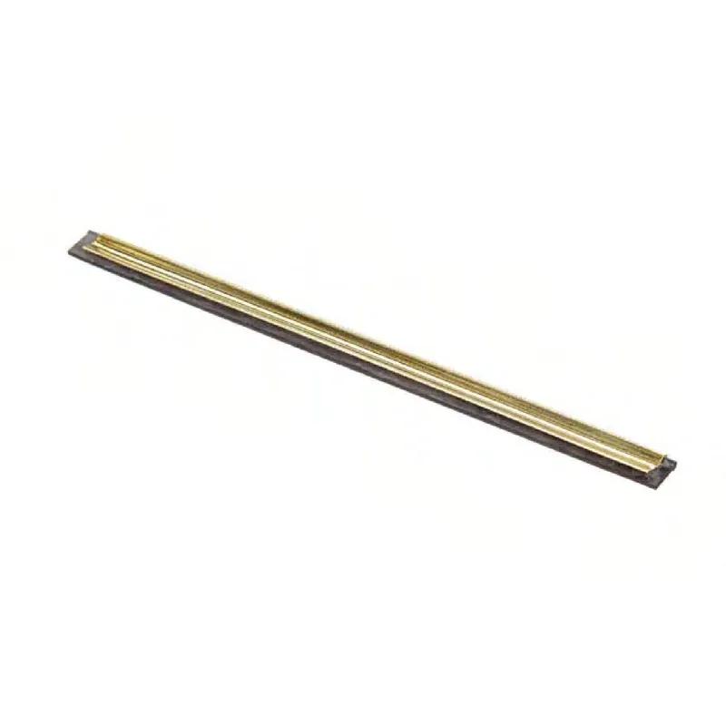 GoldenClip® Squeegee Blade Replacement 12 IN Brass Rubber Gold Black 10 Count/Case