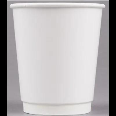 Hot Cup 8 OZ Double Wall Poly-Coated Paper 500/Case