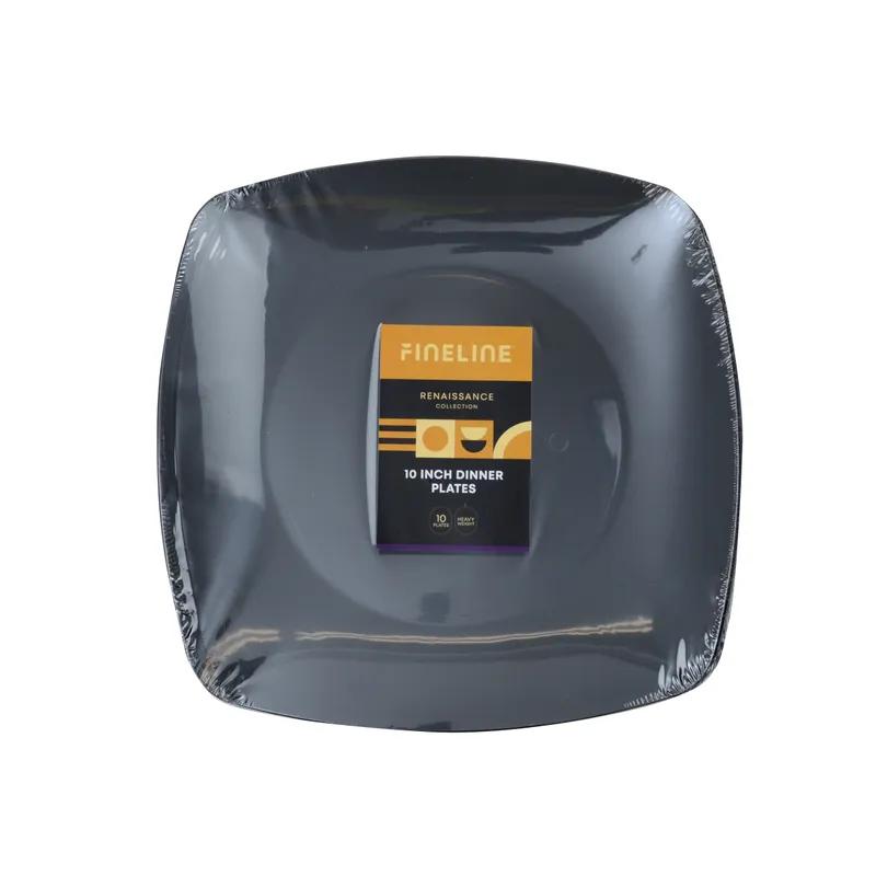 Plate 10 IN PS Black 120/Case