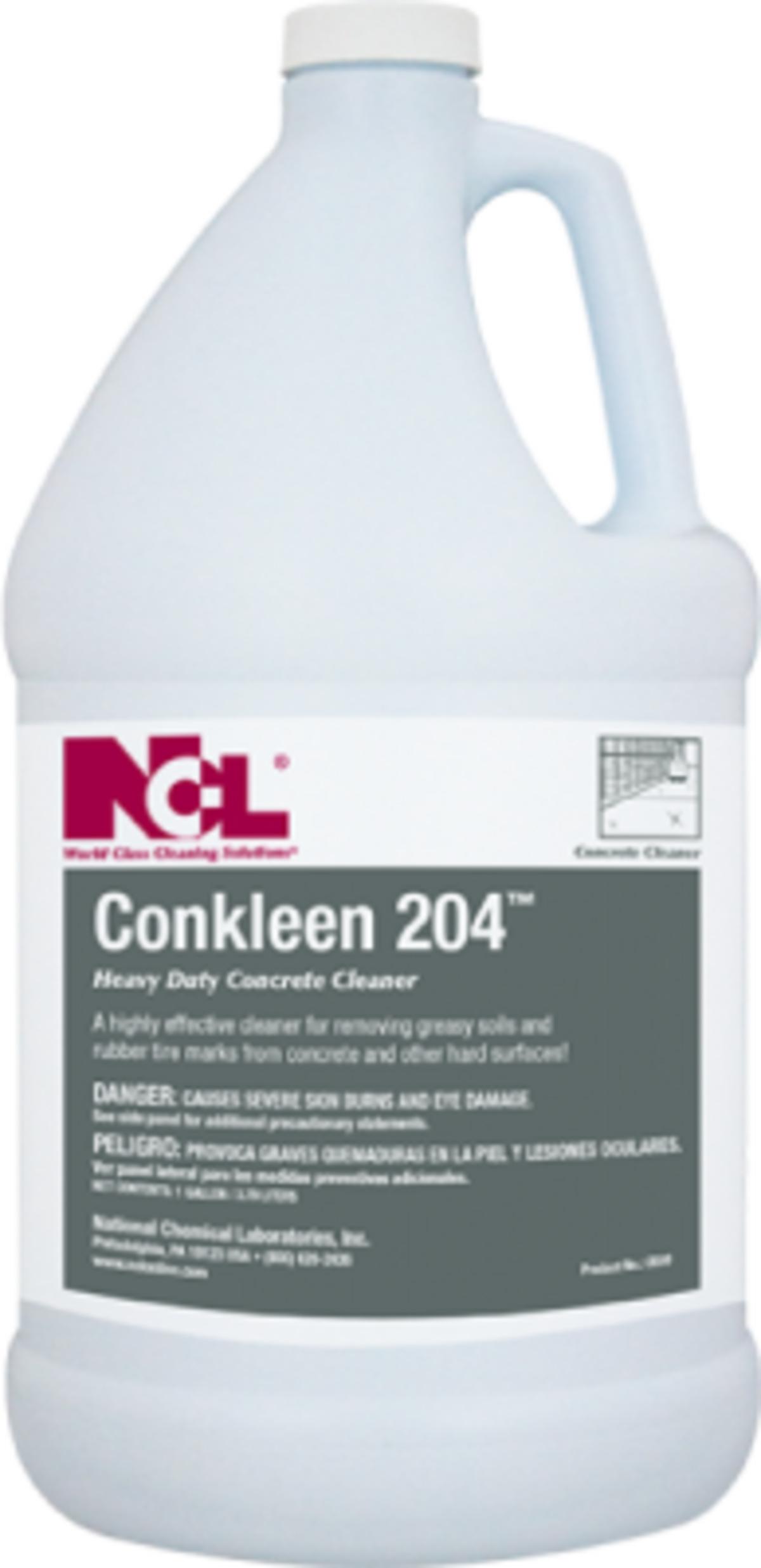 CONKLEEN 204 Concrete Cleaner 1 GAL Stone & Concrete 4/Case
