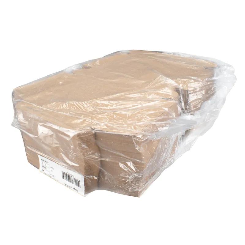 Bakery Box 6X6X2.5 IN Clay-Coated Kraft Board White Kraft Square Lock Corner Tuck Top 250/Bundle