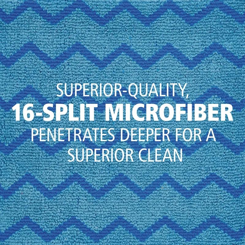 Hygen™ All Purpose Cleaning Cloth 16X16 IN Microfiber Blue 1/Each
