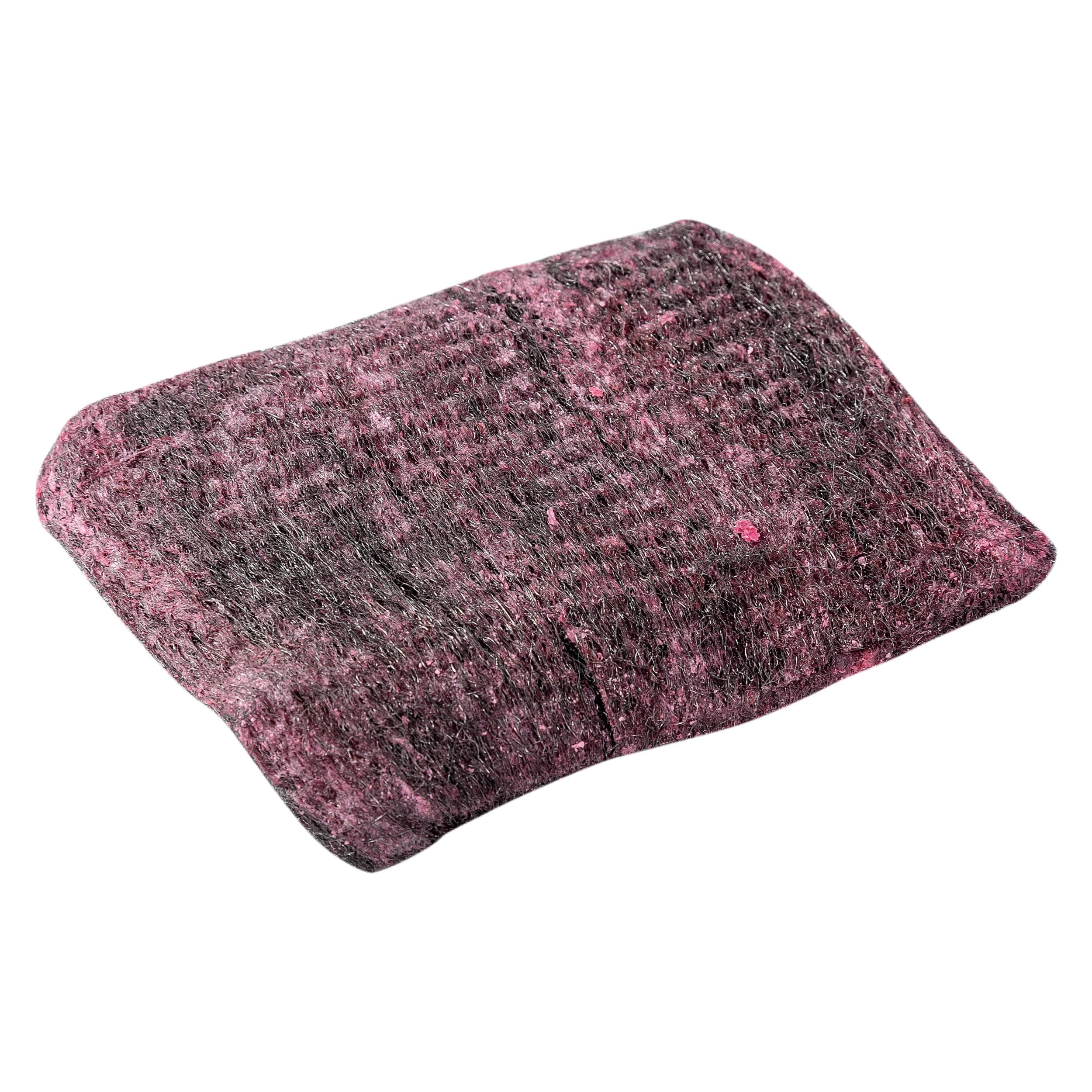 Soap Pad 3.50X3.25X0.75 IN Steel Wool Red Hotel Size Institutional 10 Count/Box 12 Box/Case