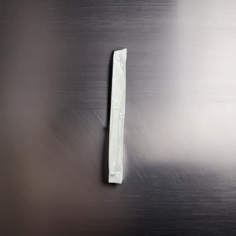 Victoria Bay Knife PP White Medium Weight Individually Wrapped 1000/Case