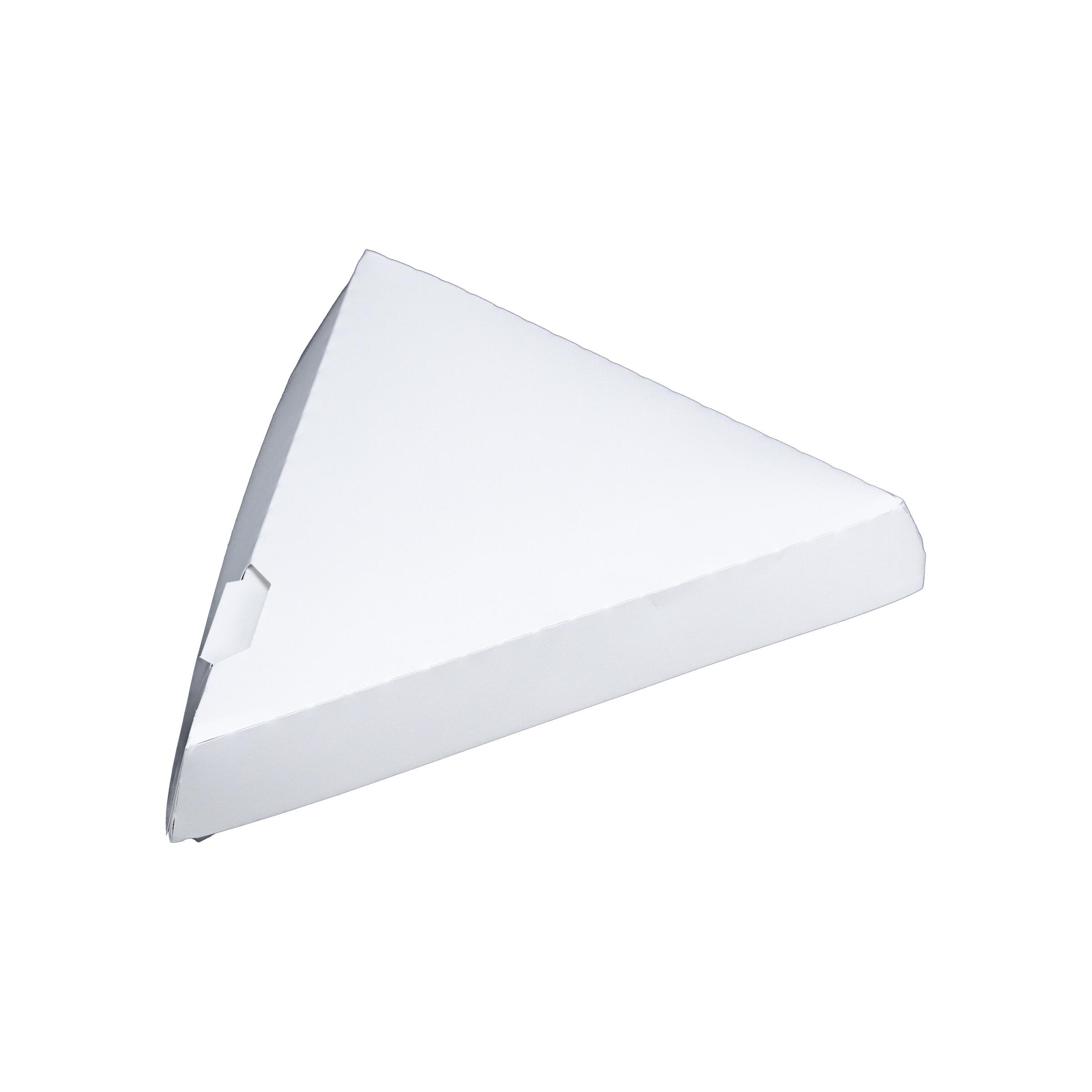 Pizza Slice Container White Triangle 400/Case