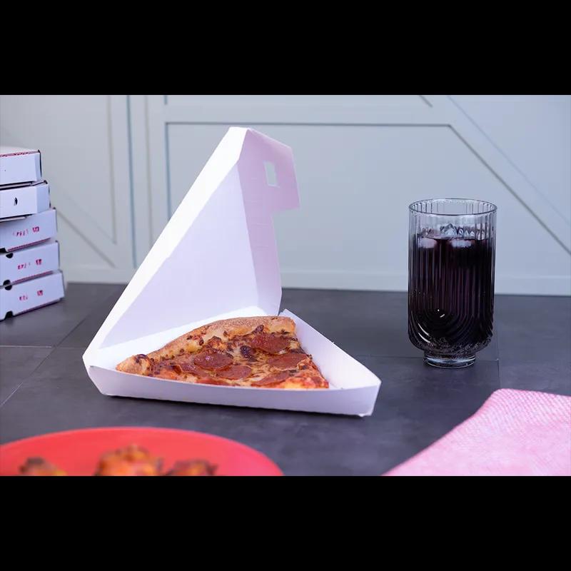Pizza Slice Container White Triangle 400/Case