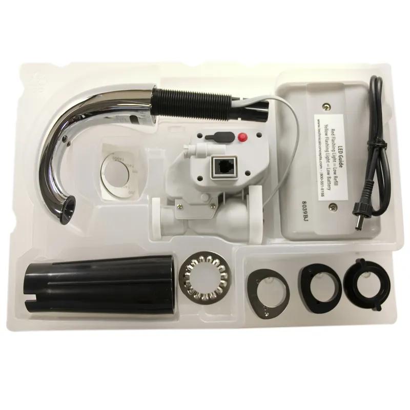 OneShot® Soap Dispenser Liquid Chrome Plastic Touchless Counter Mount Low Profile 1/Each