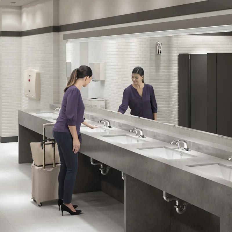 OneShot® Soap Dispenser Liquid Chrome Plastic Touchless Counter Mount Low Profile 1/Each