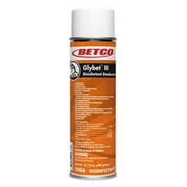 Glybet III Citrus Bouquet Disinfectant Deodorizer 16 FLOZ Multi Surface Daily RTU Aerosol Tuberculocidal 12/Case