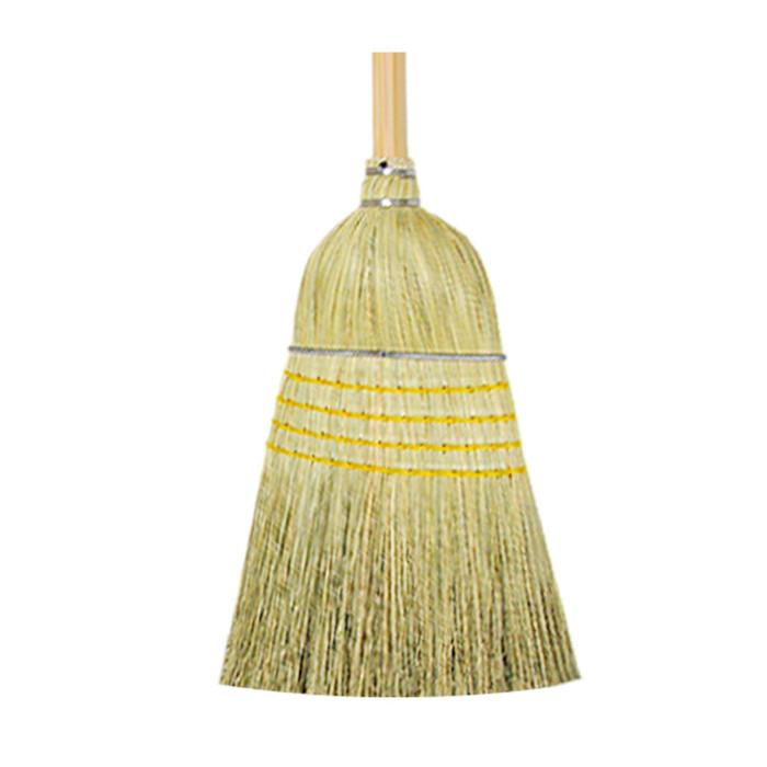Warehouse Broom 28 LB 42IN Natural Wood Natural Fiber Heavy Duty 1/Each