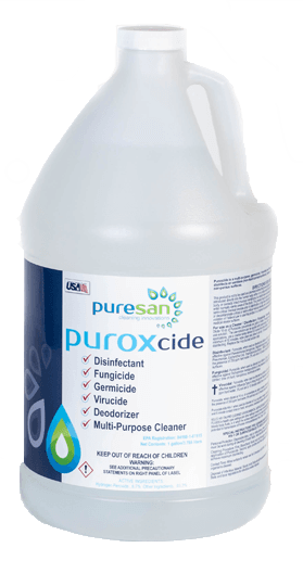 Puroxcide Unscented One-Step Disinfectant 1 GAL Multi Surface Concentrate Hydrogen Peroxide Fungicidal Virucidal 2/Case