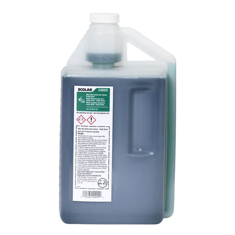 MAXX Dual Bright Floor Cleaner 64 FLOZ Daily Alkaline Concentrate 6/Case