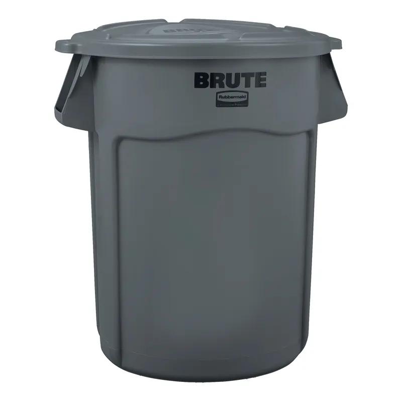 Brute® Flat Lid 24.5X27.5X2 IN 44 GAL Gray Resin Food Safe 1/Each