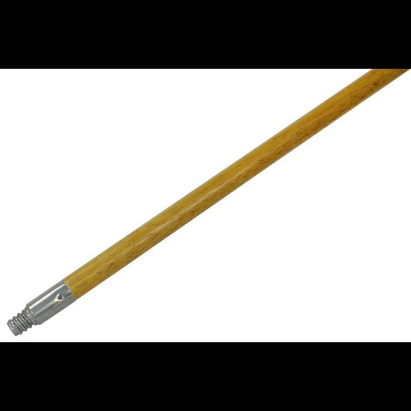 Mop Handle 60X0.94 IN Gray Wood Threaded Metal Tip Lacquered 1/Each