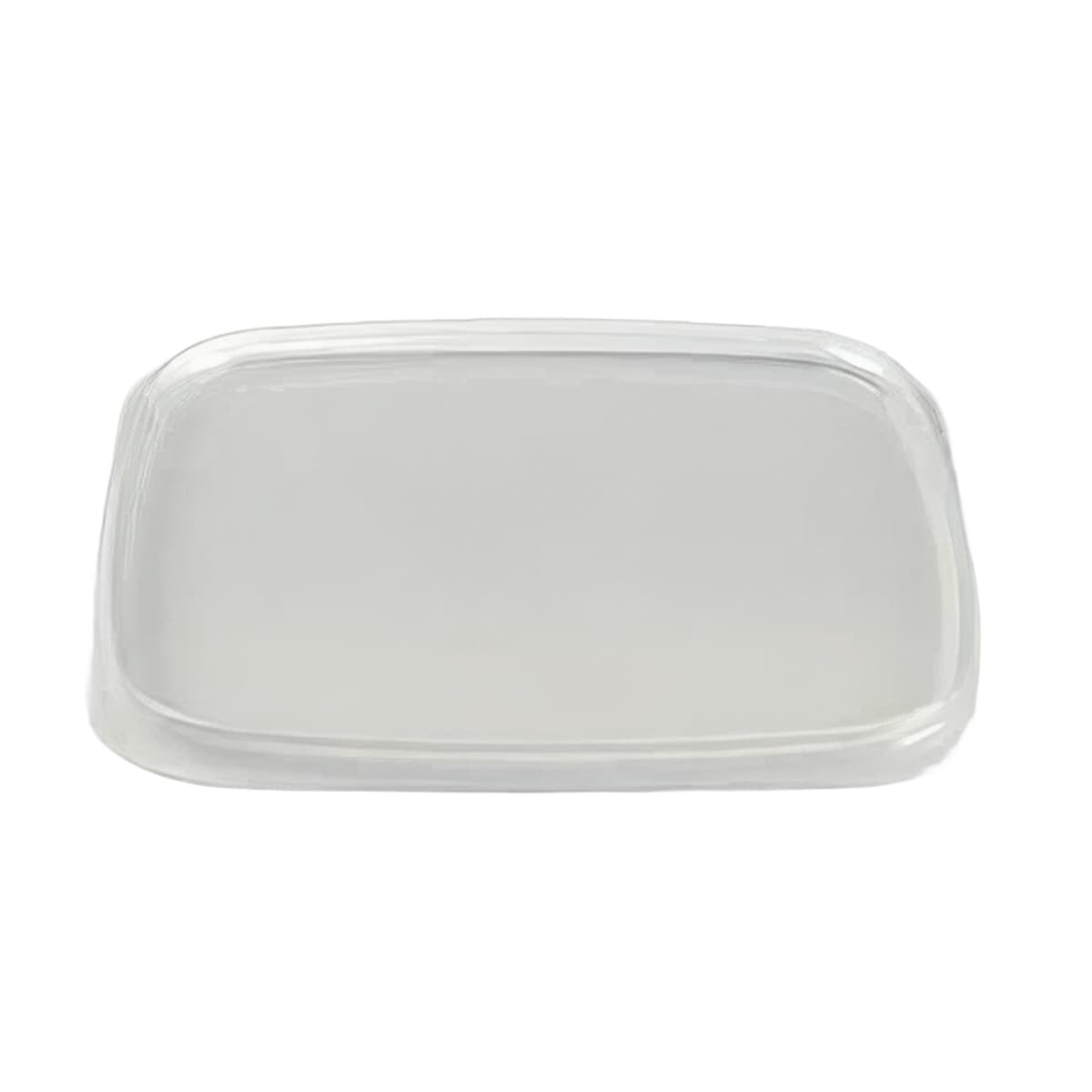 Lid Flat 4.6X4.6X0.29 IN PP Clear Square For Container 900/Case