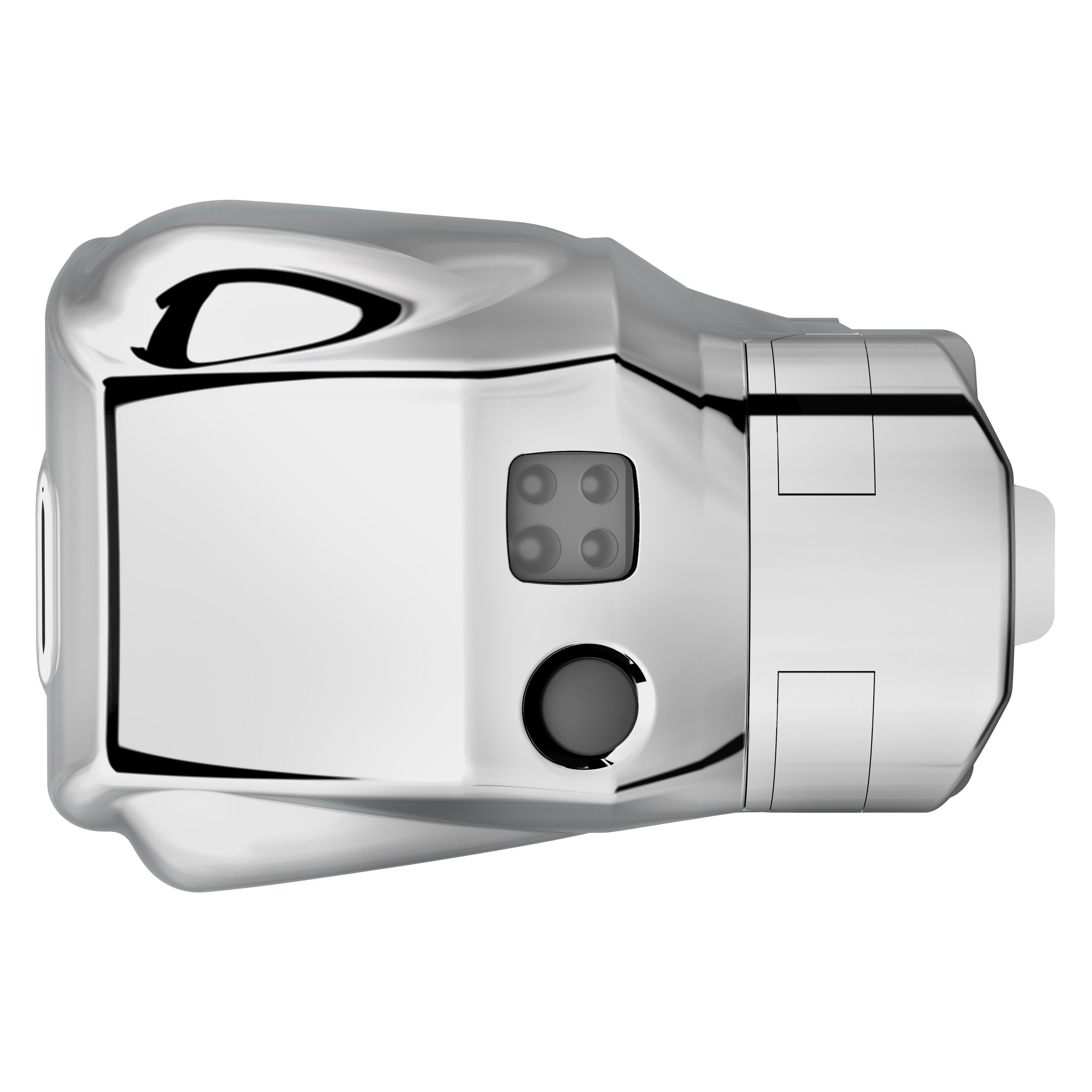 Auto Flush 8 IN Chrome Plastic Clamp Style 1/Each