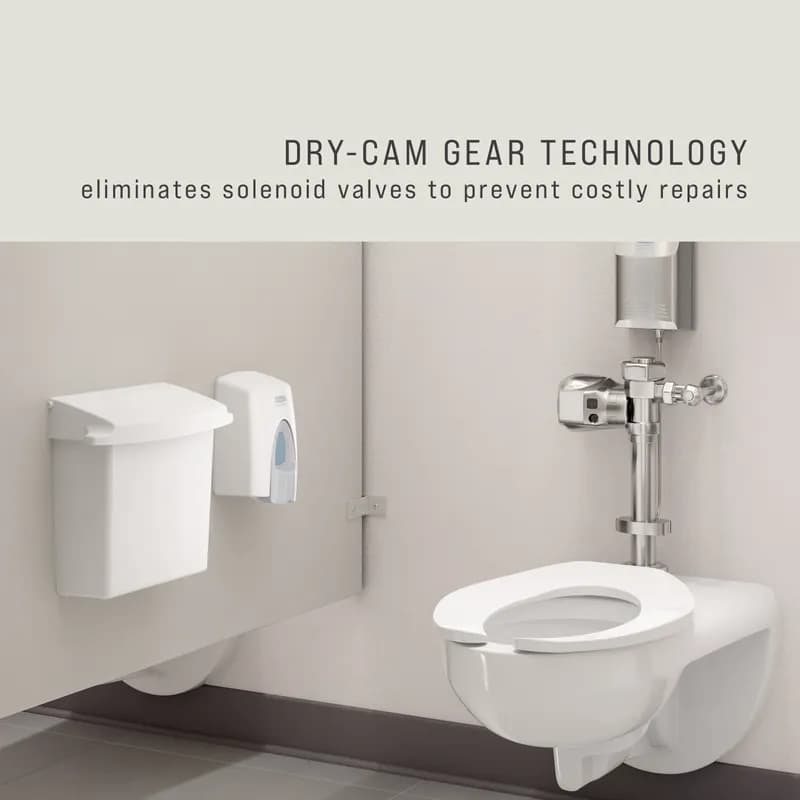 Auto Flush 8 IN Chrome Plastic Clamp Style 1/Each