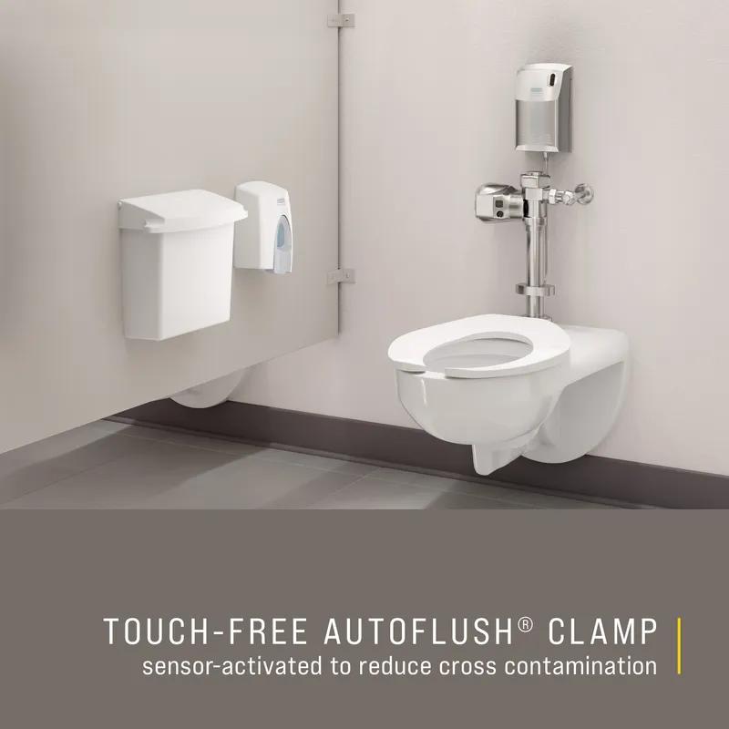 Auto Flush 8 IN Chrome Plastic Clamp Style 1/Each