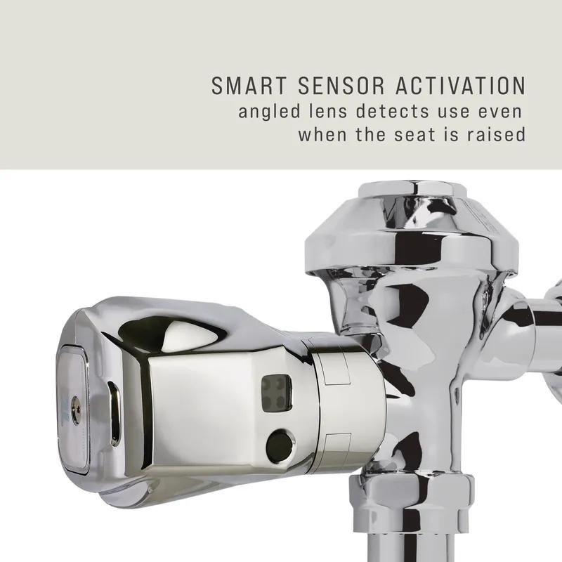 Auto Flush 8 IN Chrome Plastic Clamp Style 1/Each