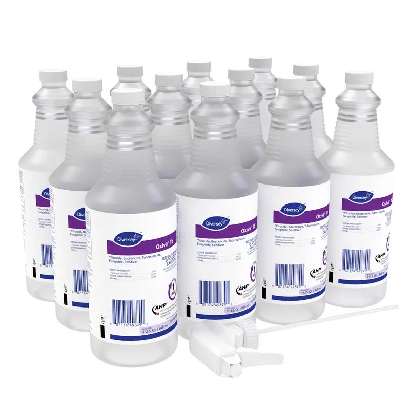 Oxivir® Tb One-Step Disinfectant 32 FLOZ Multi Surface Liquid RTU Accelerated Hydrogen Peroxide (AHP®) 12/Case