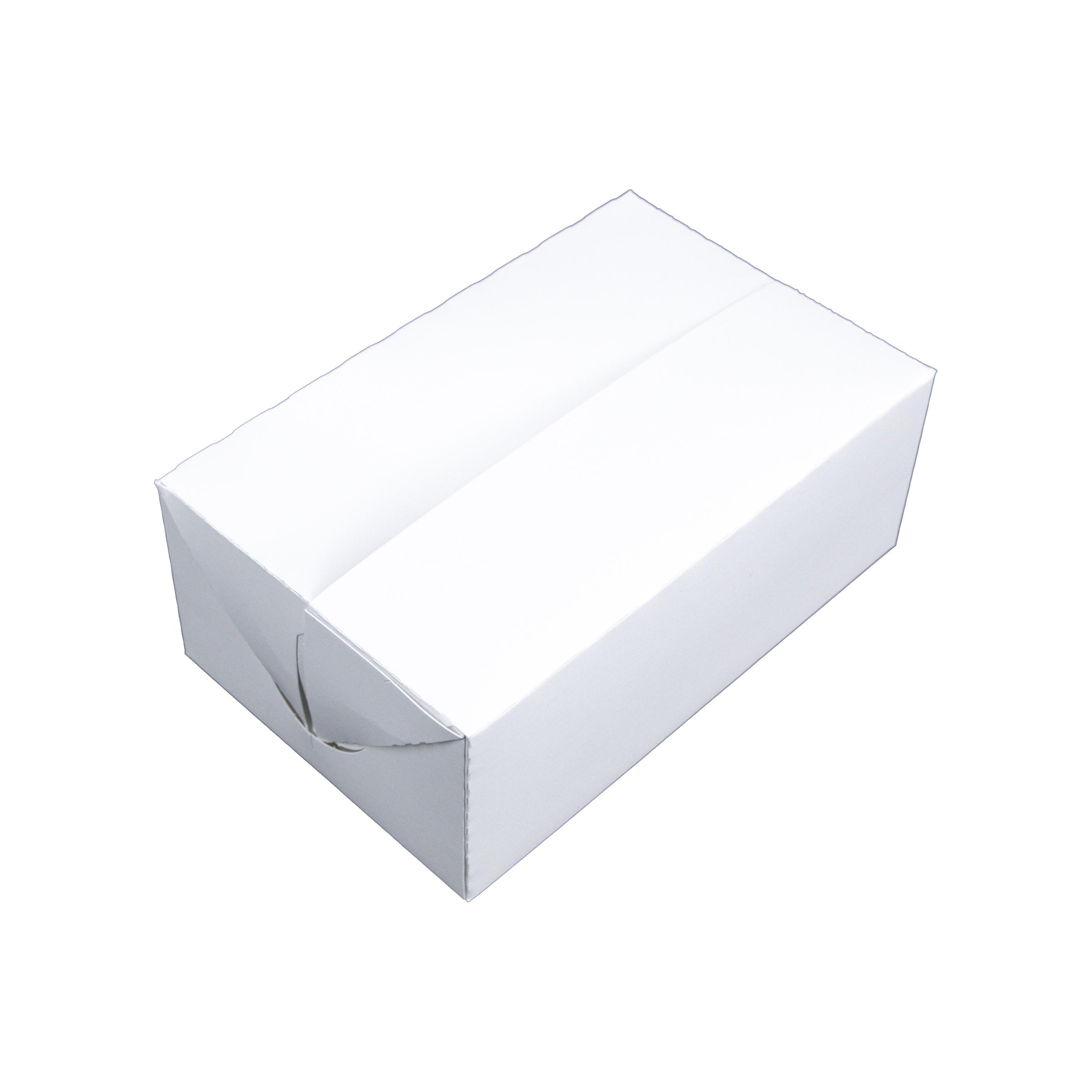 Take-Out Box Tuck-Top 7X4.5X2.75 IN SBS Paperboard White Rectangle 500/Case