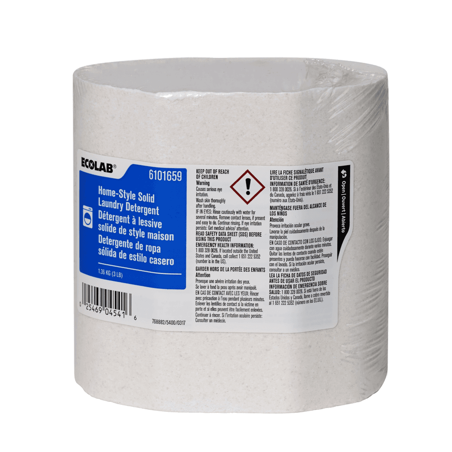 Home-Style Laundry Detergent 4 LB Solid Enzymatic 4/Case