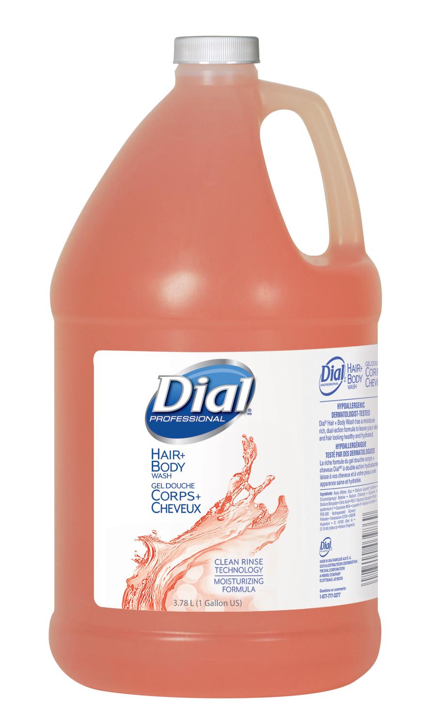 Dial Hair & Body Wash Liquid 1 GAL Refill 4/Case