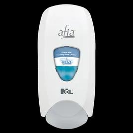 Afia Hand Sanitizer & Soap Dispenser Foam 1250 mL 7X12X4 IN White Manual Surface Mount 1/Each