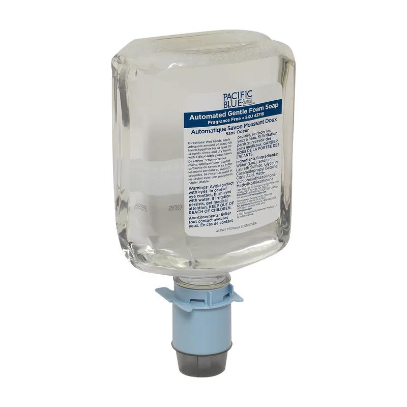 Pacific Blue Ultra™ Hand Soap Foam 1200 mL Unscented Clear Touchless Gentle 3/Case
