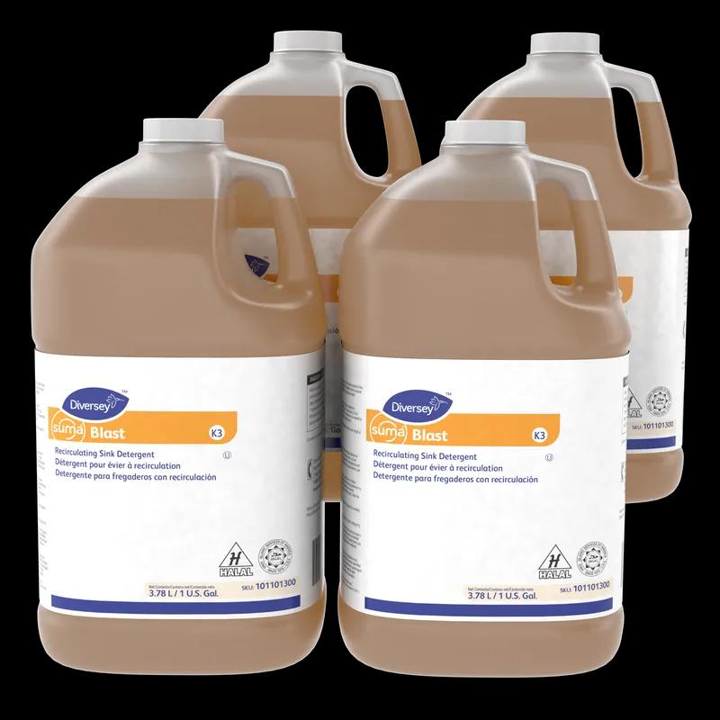 Suma® Blast K3 Sink Detergent 1 GAL Liquid Kosher Recirculating Auto-Dosed 4/Case