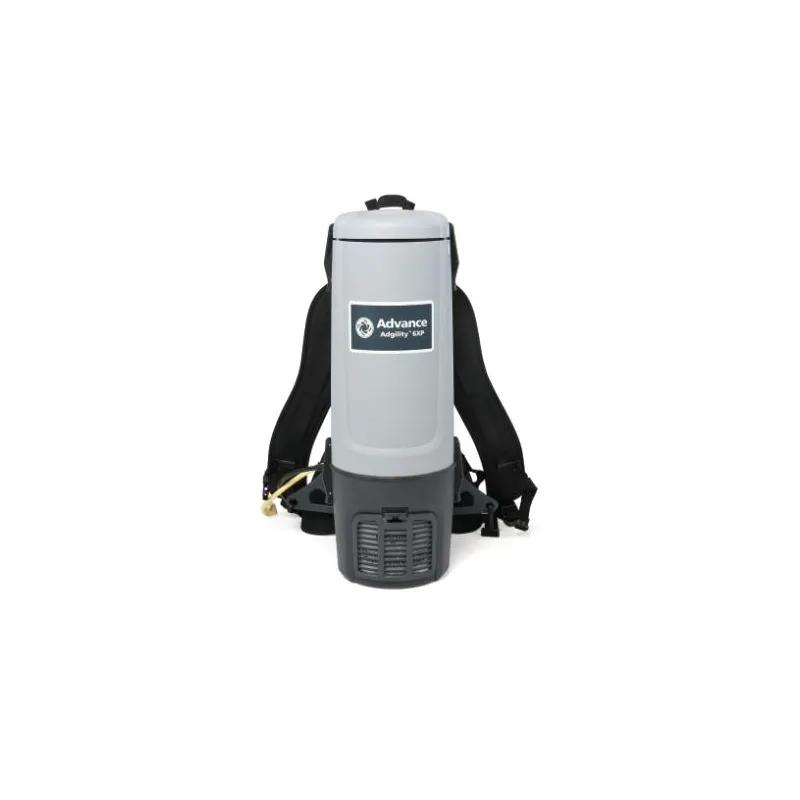 Adgility 6XP Advance Backpack Vacuum 8.2X14.8X22.3 IN 6 QT Gray Black 1/Each