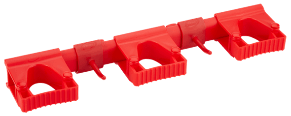 Vikan® Wall Bracket System Red For 4-6 Tools 1/Each