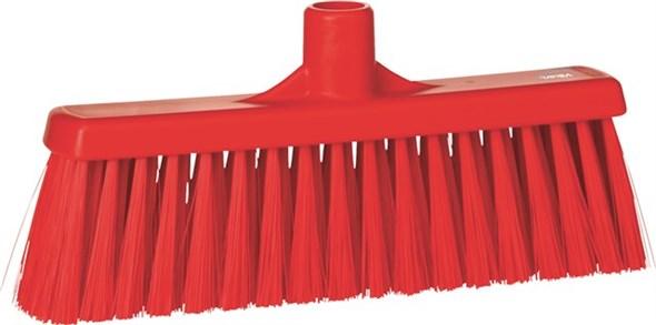 Vikan® Multi-Purpose Broom 12.2X2.4X5.5 IN Red PP Polyester Stainless Steel With 12IN Head 1/Each