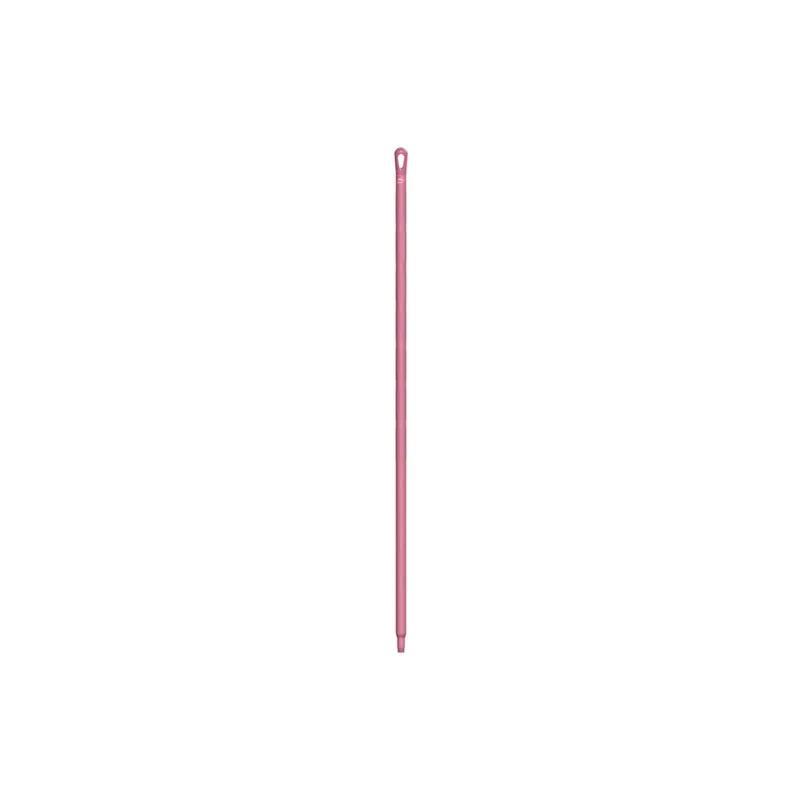 Vikan® Ultra Hygiene Multi-Purpose Broom 59.1X1.3X1.3 IN Pink PP Glass 1/Each