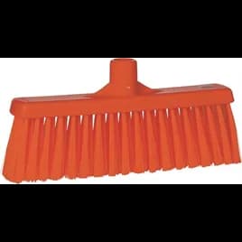 Vikan® Broom 12.2X2.4X5.5 IN Orange PP Polyester Stainless Steel With 12.2IN Head 1/Each