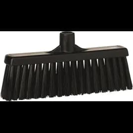 Vikan® Multi-Purpose Broom 12.2X2.4X5.5 IN Black PP Polyester Stainless Steel With 12IN Head 1/Each