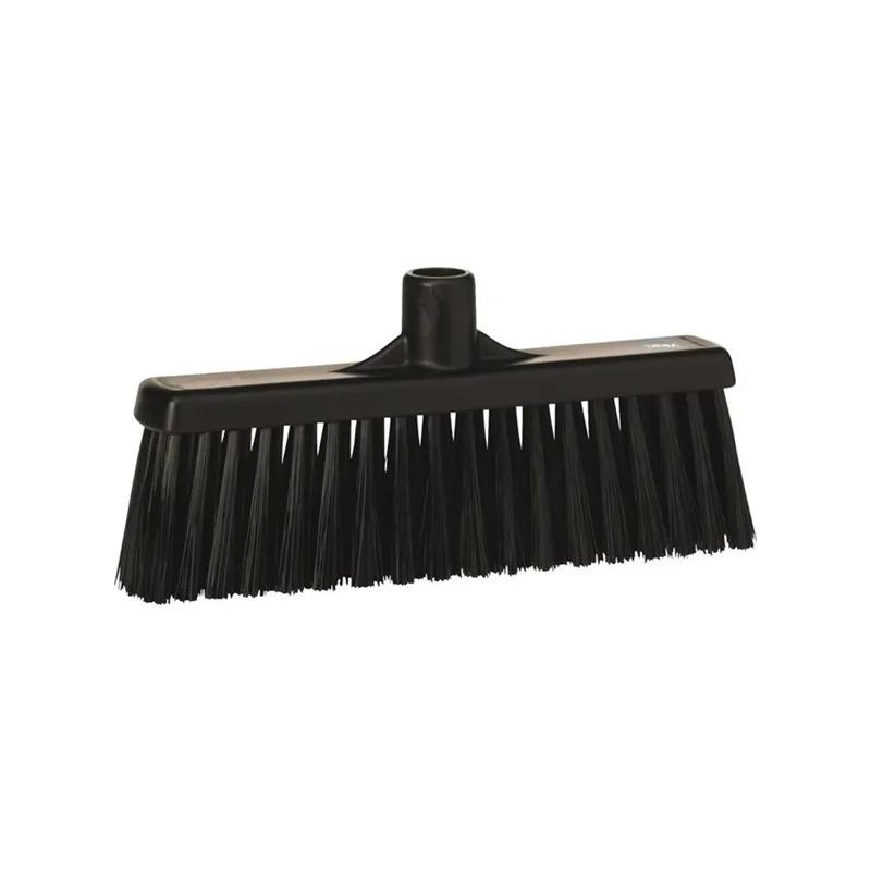 Vikan® Multi-Purpose Broom 12.2X2.4X5.5 IN Black PP Polyester Stainless Steel With 12IN Head 1/Each