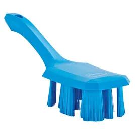 Hand Brush 10.2 IN PP Polyester Blue Ultra Safe Technology (UST) Color Coded Short Handle Stiff Bristles 1/Each