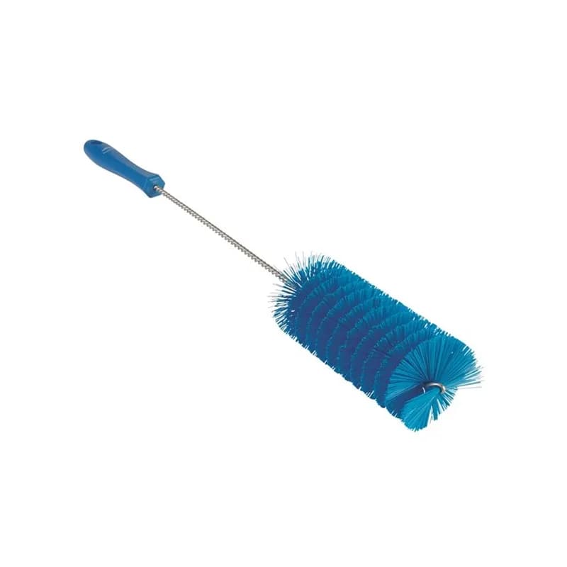 Vikan® Tube Brush 19.7X2.6X2.4 IN Medium (MED) PP Polyester Stainless Steel Blue 1/Each