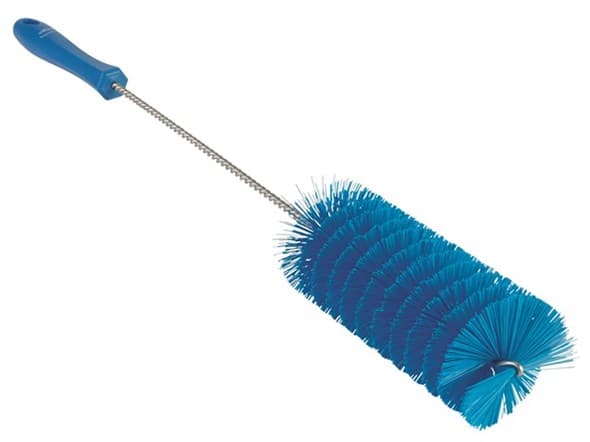 Vikan® Tube Brush 19.7X2.6X2.4 IN Medium (MED) PP Polyester Stainless Steel Blue 1/Each