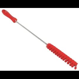 Vikan® Tube Brush 19.7X1X1 IN Medium (MED) PP Polyester Stainless Steel Red Color Coded 1/Each